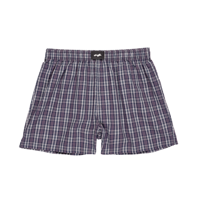 BOXER SHORT - PURPLE PLAID