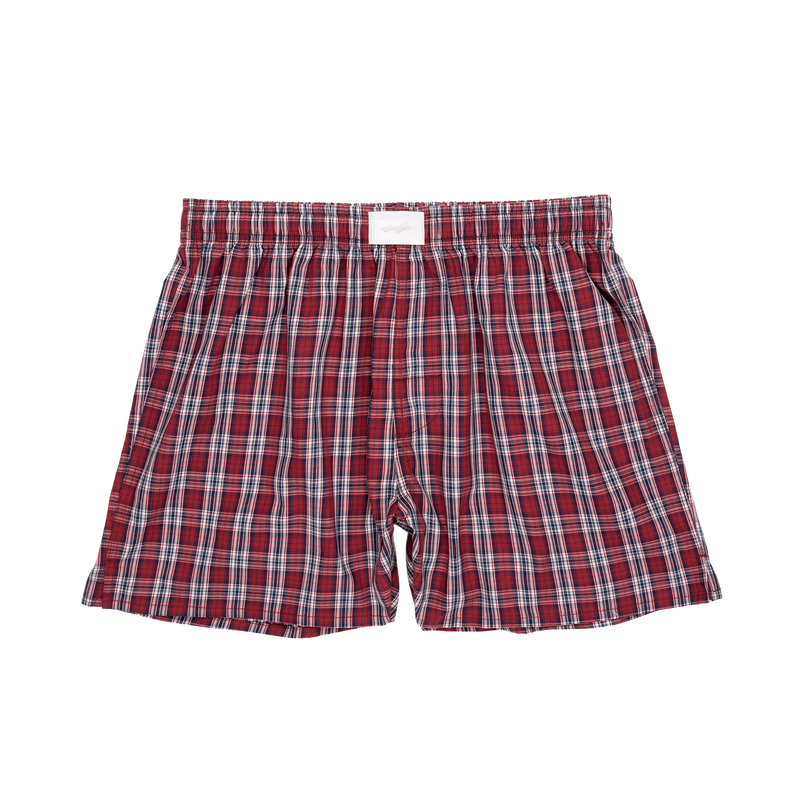 BOXER SHORT - RED PLAID