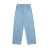 PLEATED DENIM JEAN