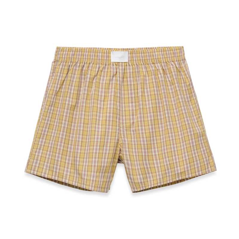 BOXER SHORT - YELLOW PLAID