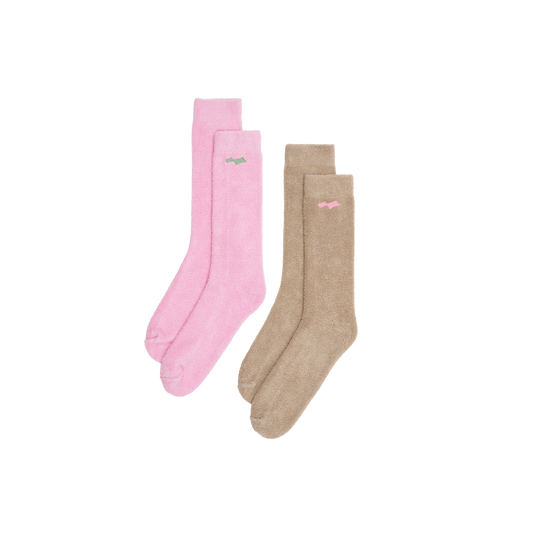 THIN LOOP SOCK 2-PACK